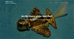 Desktop Screenshot of faithorfact.com